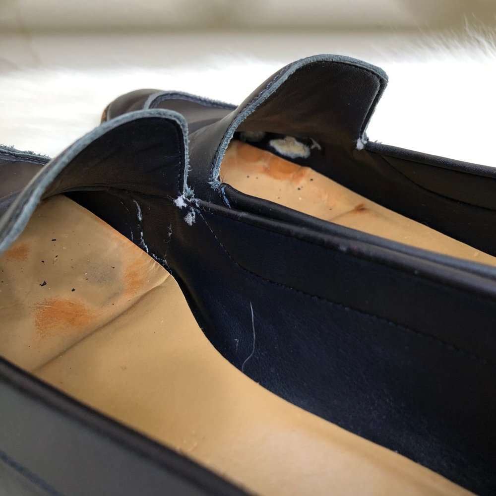 EVERLANE | The Modern Loafer Leather Navy US 7.5 - Picture 8 of 10